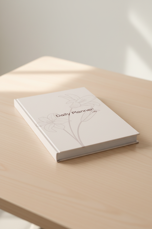 Daily Planner Lily – professionell produktbild